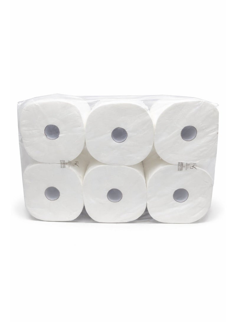 Auto Cut Tissue Roll Laminated 1kg Pack Of 6, Embossed 2 Ply - Image 2